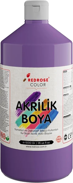 Red Lila Akrilik Boya 1000 Gr ürün görseli 1