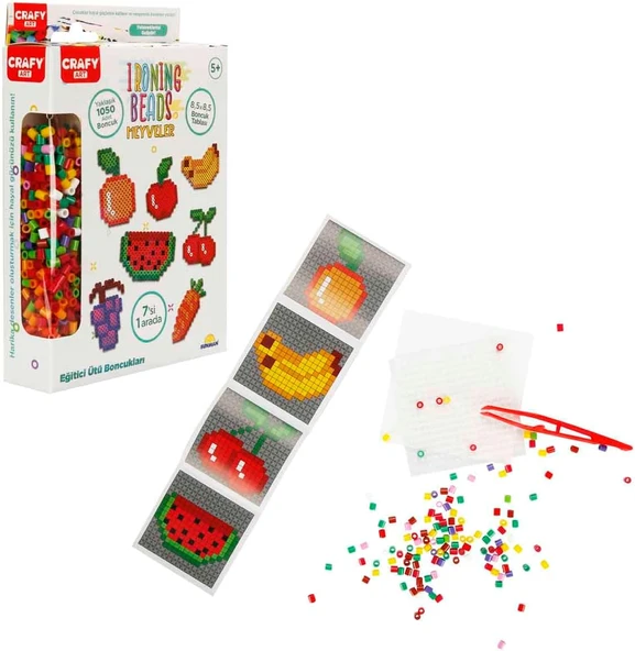 Crafy Hobi Boncuk Aktivite Set Meyveler ürün görseli 1