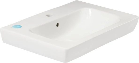 S20 5522B003-0001 Etajerli Seramik Lavabo, Beyaz ürün görseli 1