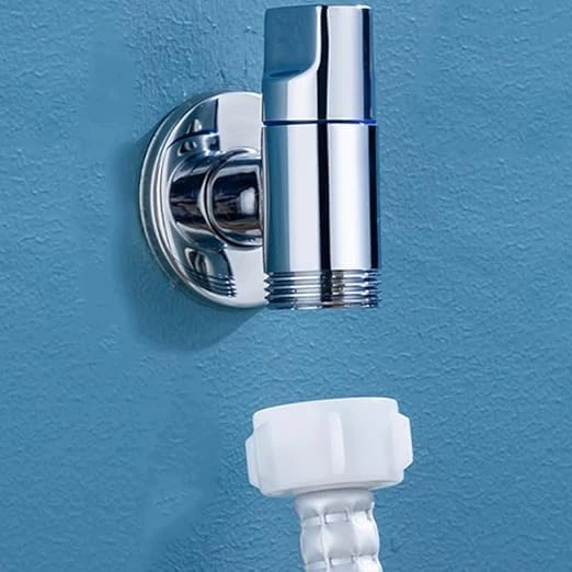 Kısa Mini Pirinç Krom Ev Çamaşır Bulaşık Makinesi Musluğu ürün görseli 1
