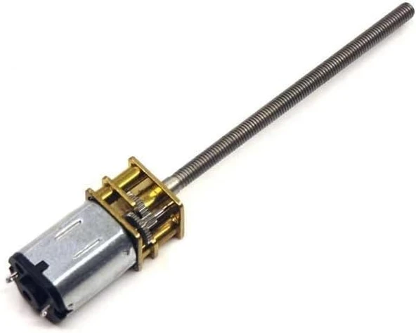 Sanec N20 Pololu 6V 300 Rpm Mini Dc Motor Elektrikli Dişli Kutu Uzun Şaft ürün görseli 1