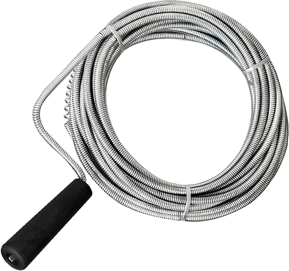 Pratik Lavabo Açıcı Banyo Evye Açma Teli Gider Boru Açıcı Tıkanıklık Teli Susta 8 Metre ürün görseli 1