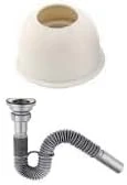 Donau Lüx Paslanmaz Gri Lavabo Evye Sifonu 32 Mm Çıkışlı ürün görseli 1