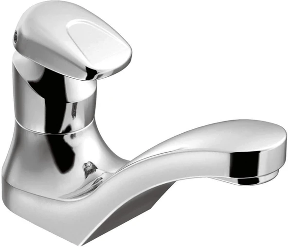 Moen Ticari Krom M-Press Tek Montajlı Ölçüm Banyo Lavabo Bataryası .5 Gpm, 8884 ürün görseli 1