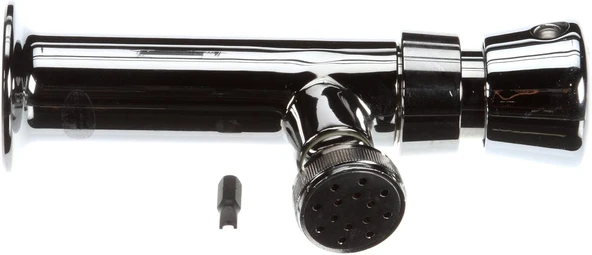 T&S Brass B-0800 Ölçüm Musluğu, Tek Sıcaklık, 1/2-Inç Npt Dişi Giriş Gül Spreyi ürün görseli 1