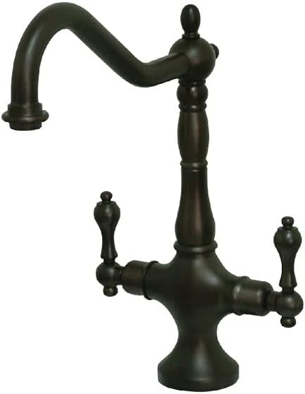 Pirinç Ks1775Alls Heritage Mutfak Faucetwithout Spr, Oil-Rubbed Bronz ürün görseli 1