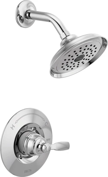 Faucet Woodhurst 14 Serisi Tek Kollu Duş Trim Kiti, Tek Sprey Dokunma Temiz Duş Başlığı Ile Duş Bataryası, Krom T14232 (Valf Dahil Değildir) ürün görseli 1
