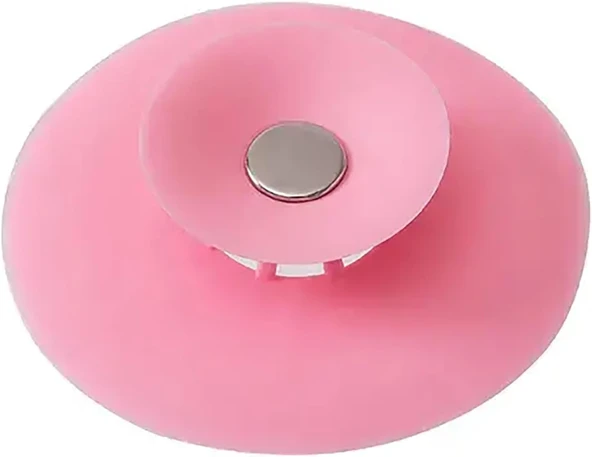 Promosyonca Lavabo Küvet Tıkacı (Pembe) ürün görseli 1