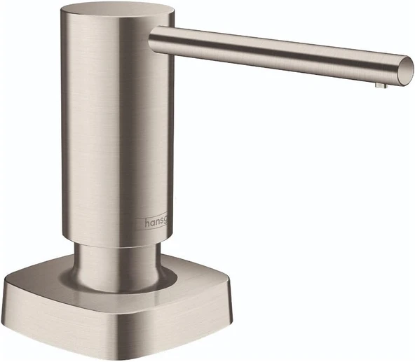 Hansgrohe 40468801 Sabun Metris Dispenseri, Çelik Optik ürün görseli 1