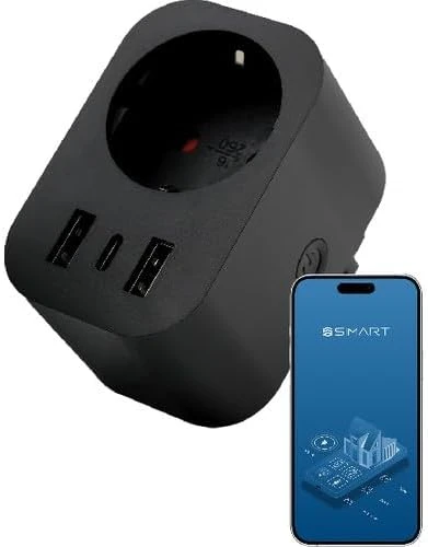 Akıllı Wi-Fi Priz Usb Type-C Akım Korumalı Uzaktan ürün görseli 1