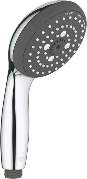 Grohe Vitalio Start 100 Quickfix El Duşu, 3 Akışlı, Düşmeye Dayanıklı, Kireç Önleyici Sistem, Su Tasarruflu, Duş Başlığı, Krom, 26031000 ürün görseli 1