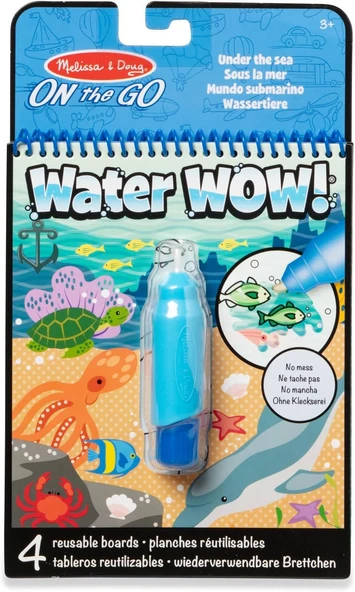 Melissa & Doug Water Wow Su Ile Boyama Kitabı, Deniz ürün görseli 1