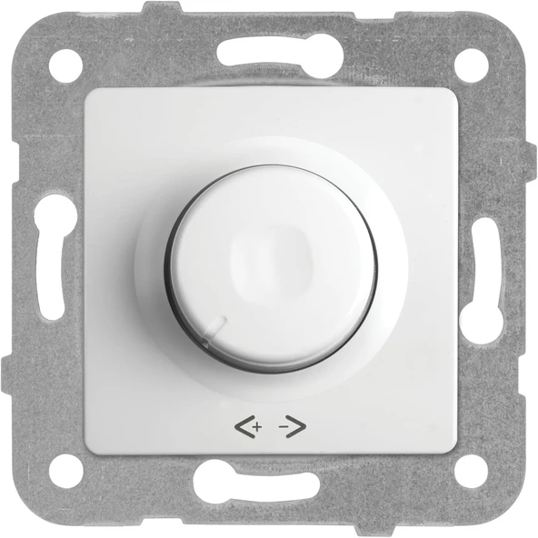 Linnera/Rollina Beyaz Dimmer Rl 20 500W Mekanizma Düğme/Kapak ürün görseli 1