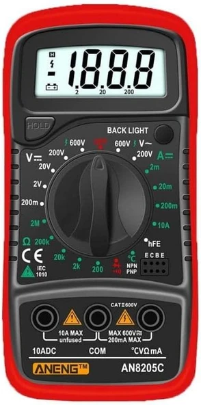Sanec Aneng An8205C Dijital Multimetre ürün görseli 1
