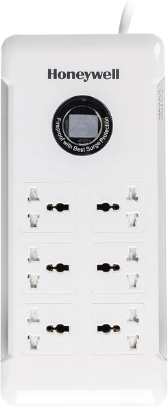 Honeywell Çoklu Priz, 6 Soket, Uzatma Kablosu ürün görseli 1