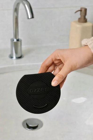 Lavabo Kötü Koku Önleyici Silikon Mat Sızdırmaz Lavabo Tıkacı Lavabo Tıpası Evye Kapağı (Si̇yah) ürün görseli 1