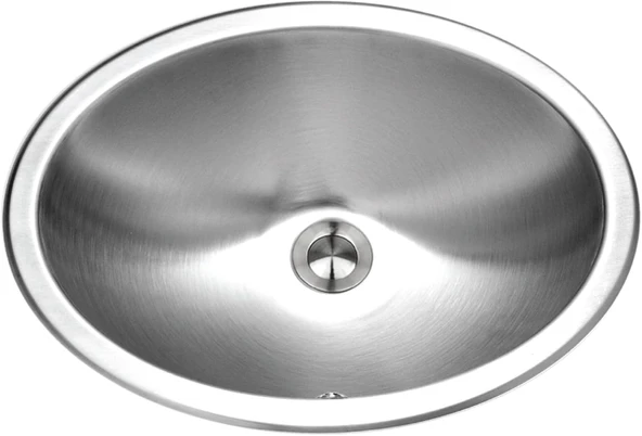 Houzer Cho-1800-1 Opus Serisi Gömme Paslanmaz Çelik Oval Kase Lavabo Taşma ürün görseli 1
