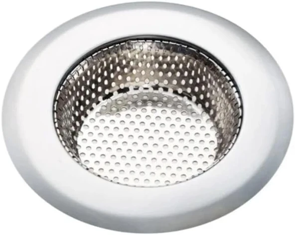 Paslanmaz Çelik Lavabo Süzgeci, 11.5 Cm, Büyük Boy, Evye Süzgeci, Amerikan Lavabo Süzgeci ürün görseli 1
