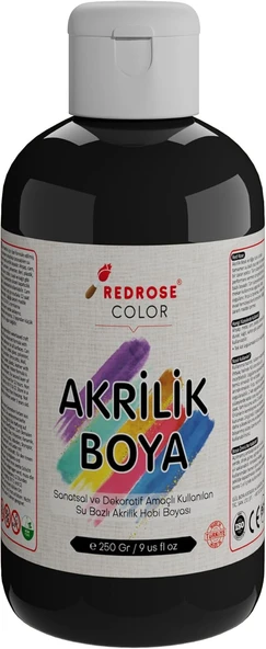 Red Siyah Akrilik Boya 250 Gr ürün görseli 1