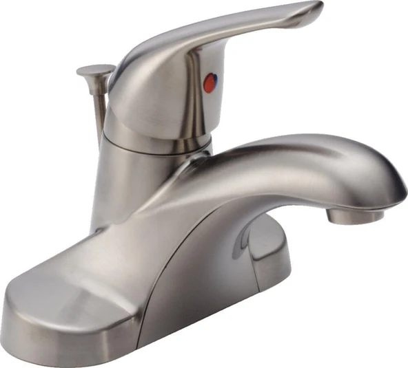 (Stainlesssteel) - Bathroom Foundations 10Cm Centerset 1-Handle Bathroom Faucet In Stainless B510Lf-Ss ürün görseli 1