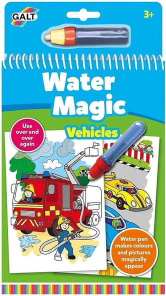 Galt Water Magic Vehicles Suyla Boyama Kitabı (1004933) ürün görseli 1