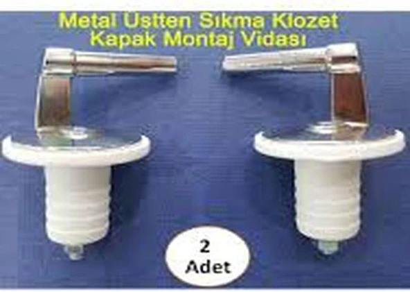 Feyza Metal Klozet Kapak Vidası Üstten Sıkmalı ürün görseli 1