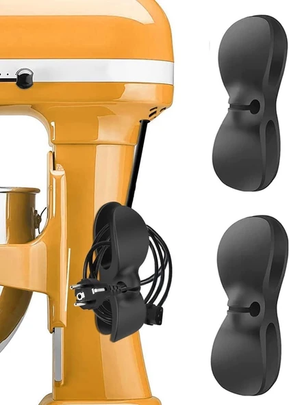 Kablo Düzenleyici Çok Amaçlı Organizer Airfryer Kablo Sarma Aparatı Yapışkanlı Kablo Sabitleyici (2 Adet) ürün görseli 1