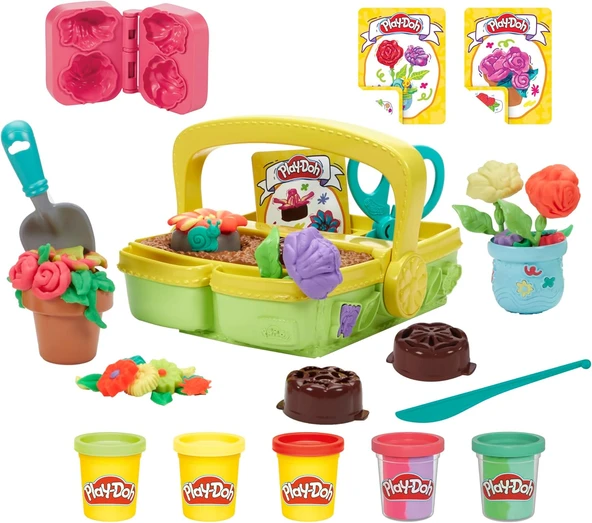 Play-Doh Blooming Flowers Oyun Seti ürün görseli 1