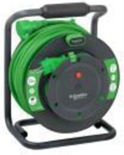 Schneider Kablo Makarası Geniş, Ip44, Ho5Vvf 3G1.5 25Mt Kablolu, Topraklı Imt33151 ürün görseli 1