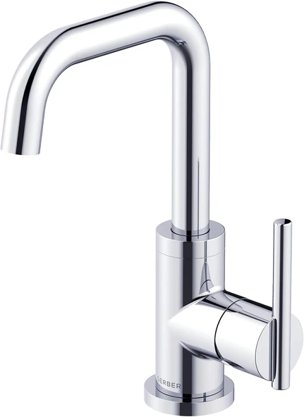 Danze D230658 Parma Trim Hattı 1H Lavabo Bataryası Metal Dokunuş Aşağı Boşaltma 1,2 Gpm Krom ürün görseli 1