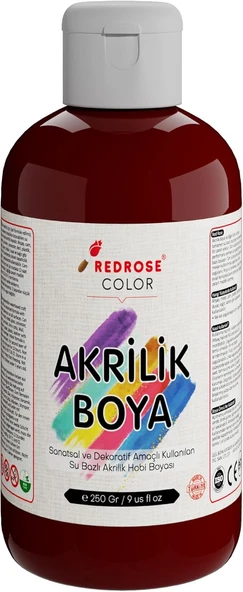 Red Bordo Akrilik Boya 250 Gr ürün görseli 1