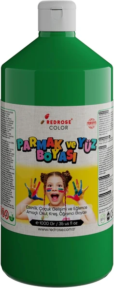 Red Yeşil Parmak Boyası 1000 Gr ürün görseli 1