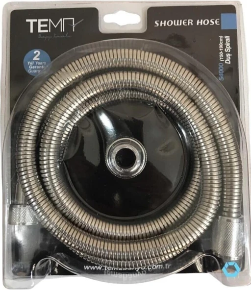 Tema Banyo Tema Duş Spirali 150-190Cm 54000 Duş Hortumu ürün görseli 1
