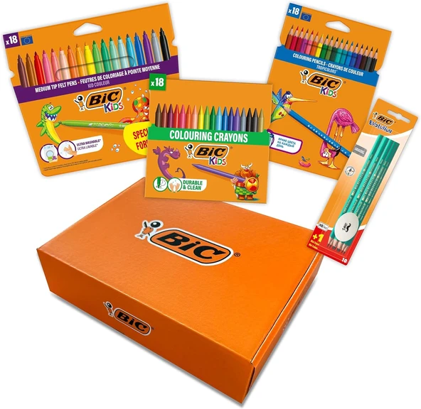 Bic Kids Okul Boyama Yazım Seti ürün görseli 1