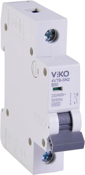 4Vtb-1B50 Otomatik Sigorta 4,5Ka B Tipi 1 Kutup 50A ürün görseli 1