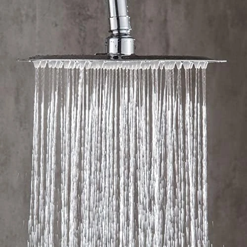 Fause Tepe Duş Başlığı Kare Slim 304 Metal 20X20 Cm Ktd101 ürün görseli 1
