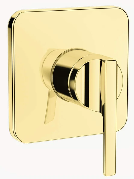 Artema Suit U A4228723 Ankastre Duş Bataryası, Sıva Üstü, 18.3 X 21.2 X 10.5 Cm; 360 Gr, Altın ürün görseli 1