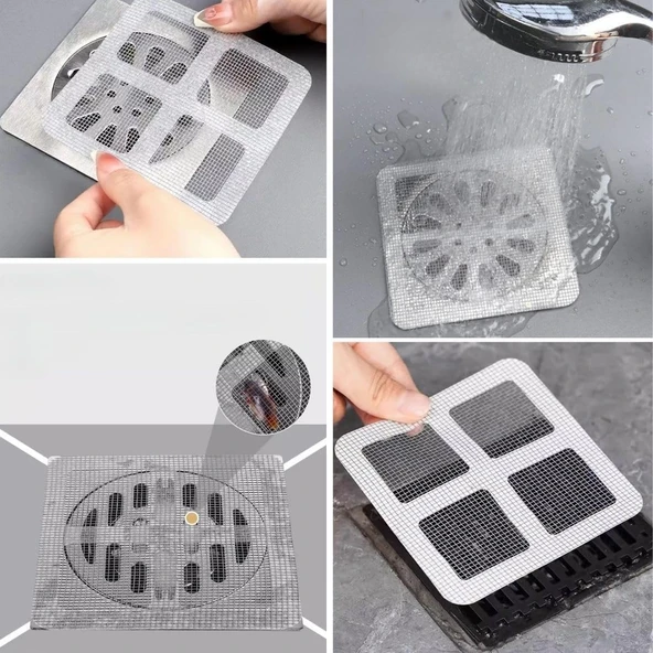 Bakgelal Banyo Mıutfak Lavabo Koku Önleyici Haşere Böcek Önleyici Gider Filtresi 10'Lu ürün görseli 1