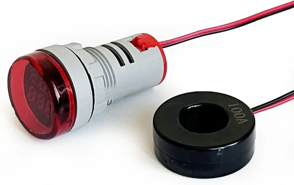 2'Li Volt Amper Ölçüm 22Mm Ac60-500V 100A Kırmızı ürün görseli 1