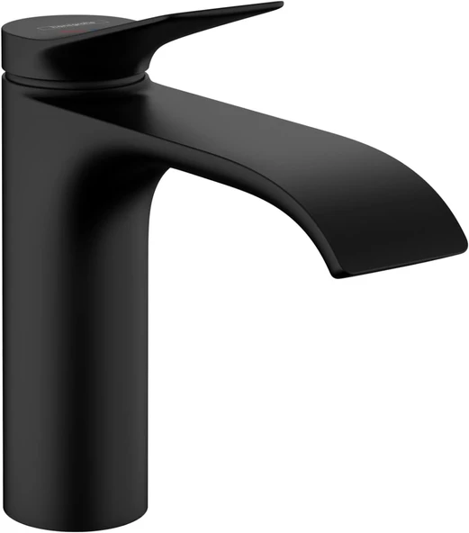 Hansgrohe Vivenis 1 Kulplu 1 Delikli 7 Inç Uzun Banyo Lavabo Bataryası Mat Siyah, 75020671 ürün görseli 1