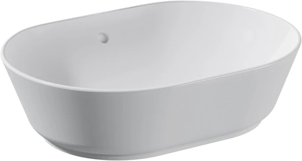 Geo 7427B003-0012 Oval Çanak Lavabo, 55 Cm, Beyaz ürün görseli 1