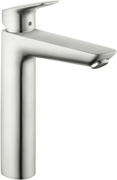 Hansgrohe Logis Düşük Akışlı Su Tasarruflu 1 Kollu 1 25,4 Cm Uzunluğunda Fırçalanmış Nikel Banyo Lavabo Bataryası, 71090821 ürün görseli 1