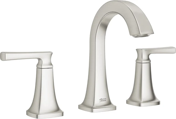 American Standard 7426801.295, Belmeade İki Kulplu 20 Cm Yaygın Banyo Bataryası, Fırçalanmış Nikel ürün görseli 1
