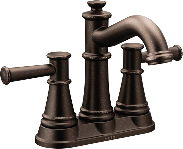Moen 6401Orb Belfield İki Saplı Orta Set Banyo Musluğu, Yağla Pürüzsüzleştirilmiş Bronz ürün görseli 1