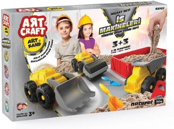 Dede 03727 İş Makineleri Kum Seti 750 Gr - ürün görseli 1