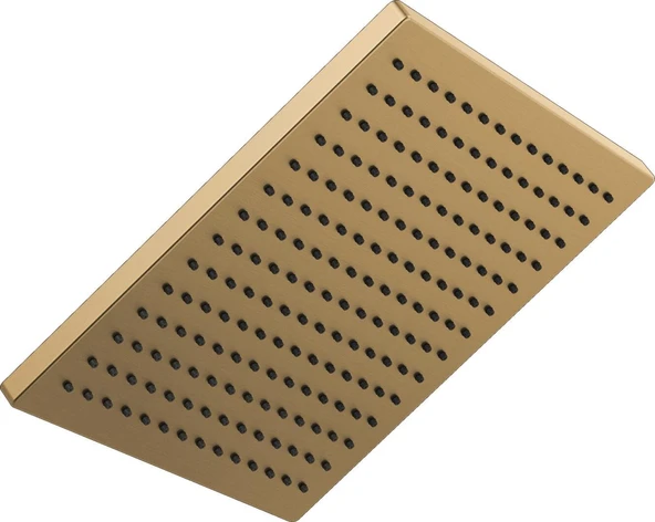- Musluk Tek Sprey Raincan Duş Başlığı, Altın Duş Başlığı, Yağmur Duş Başlığı, Kare Duş Başlığı, Metal Duş Başlığı, 2.5 Gpm Akış Hızı, Şampanya Bronz 52159-Cz25 ürün görseli 1