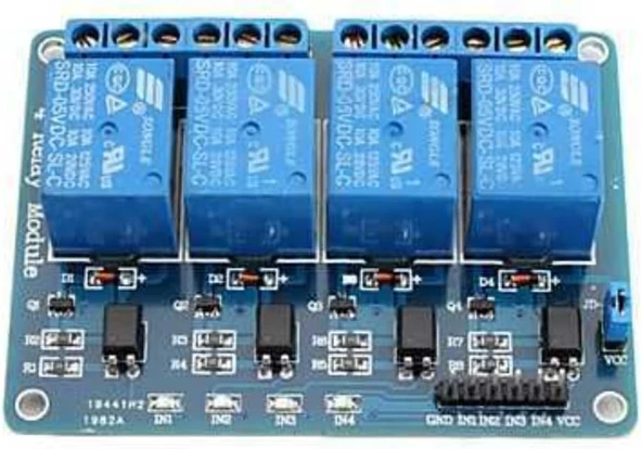 Arm 4 Kanal Röle Modülü 5V 10A ürün görseli 1