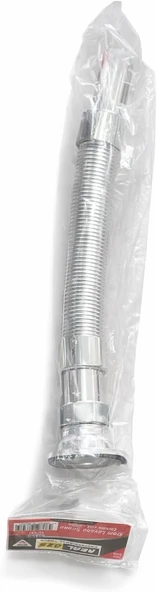 Krom Lavabo Sifonu, Tek Parça, Esnek, 33Cm-80Cm, Gümüş Rengi ürün görseli 1