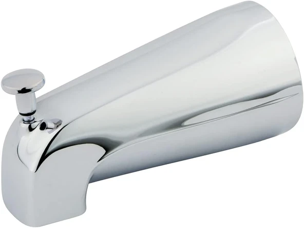 Brass K188A1 Tasarımcı Trimscape Showerscape 5 İnç Küvet Borusu, Yönlendirici, Parlak Krom ürün görseli 1