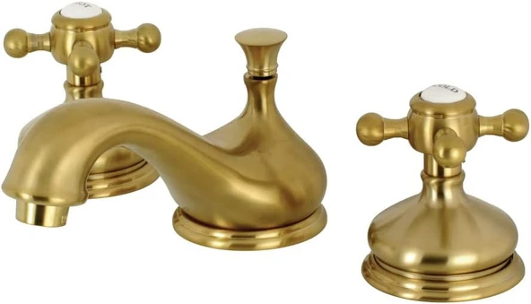Brass Ks1167Bx 20,32 Cm Yaygın Banyo Bataryası, Fırçalanmış Pirinç ürün görseli 1